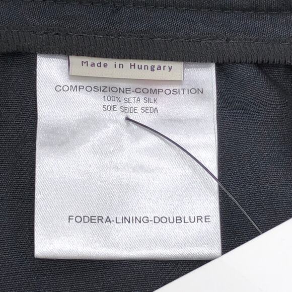 Stella McCartney Womens Size 44 US 10 Skort Side Zip Black Authenticated - Picture 12 of 16